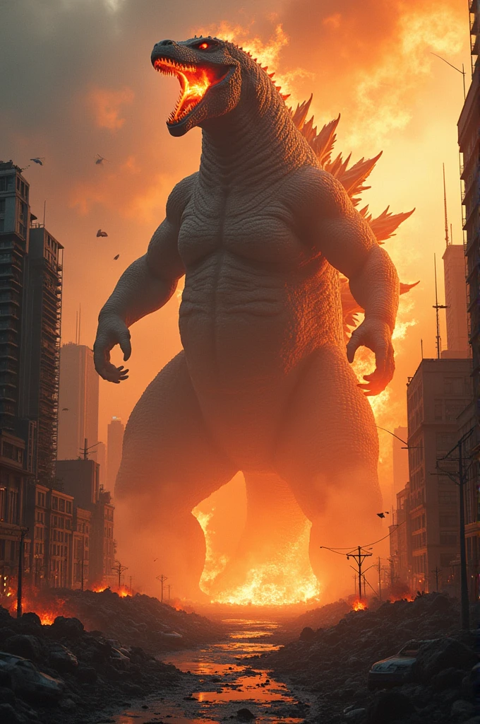 Fire monster godzilla