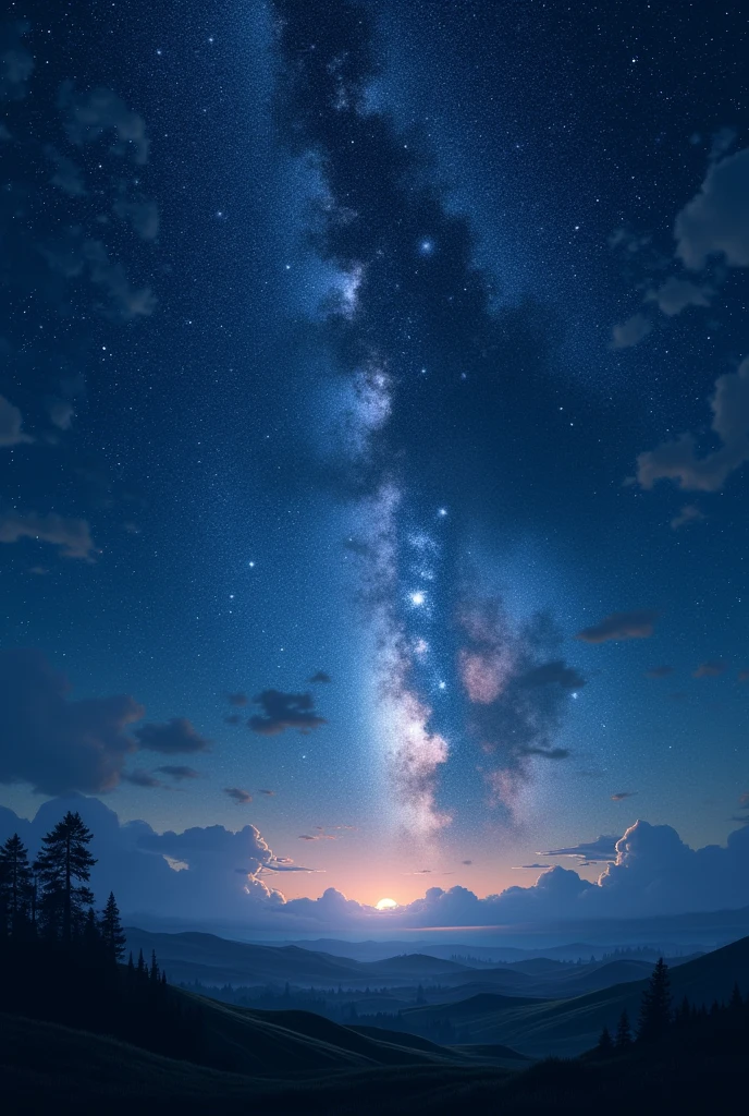Night star view