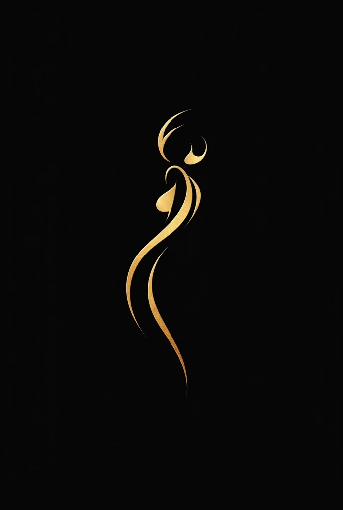 A black and gold logo for a women&#39;s body shaping massage spa called Disan