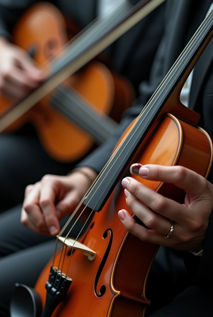 Violin and guitar realistic combine for attractive  youtube video cover