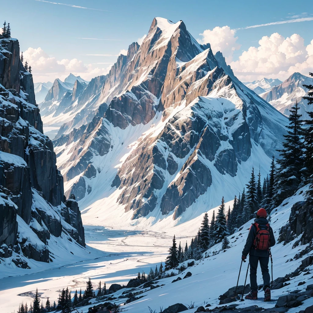 A mountain not far from the city