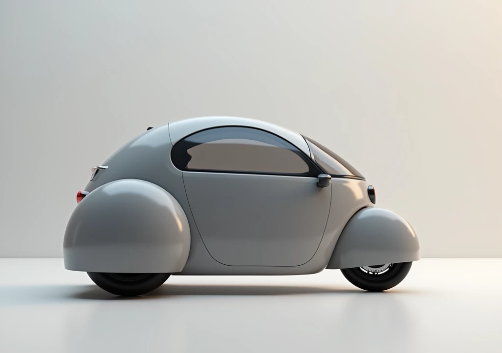masterpiece,best quality,Real car paint texture,Pure color high-grade gray gradient background,Uniform body color,Photo-realistic,真实的projection倒影,Arnold Rendering,和Minimalism风格。Its stylish design、The solid background and wheel design showcase its aesthetics and modernity,Surrealism,projection,Relief,Stereogram,8k,Super Detail,Rounded and soft shape transitions,Best quality,masterpiece姿态,Photo Realism,Simple and gentle surface,Realistic product rendering style,Fine details,Purism,ue 5,Computer rendering,Minimalism,Octane,Octane渲染,4K,Automotive Design,Concept Design,Tricycle,Stylish styling,Smooth body lines,Remove erroneous details,Remove obvious wireframes,Round and soft surface,Clean body surface,Reduce environmental reflections,