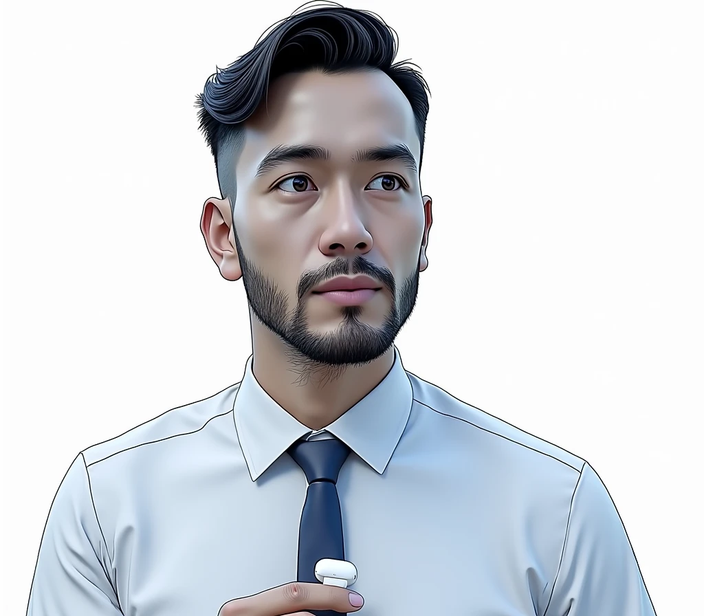Remove the airpod from his ear