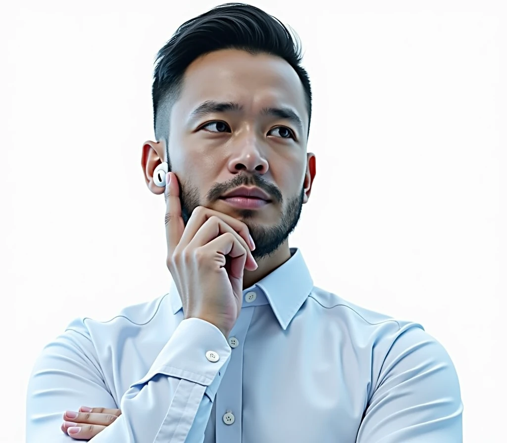 Remove the airpod from his ear