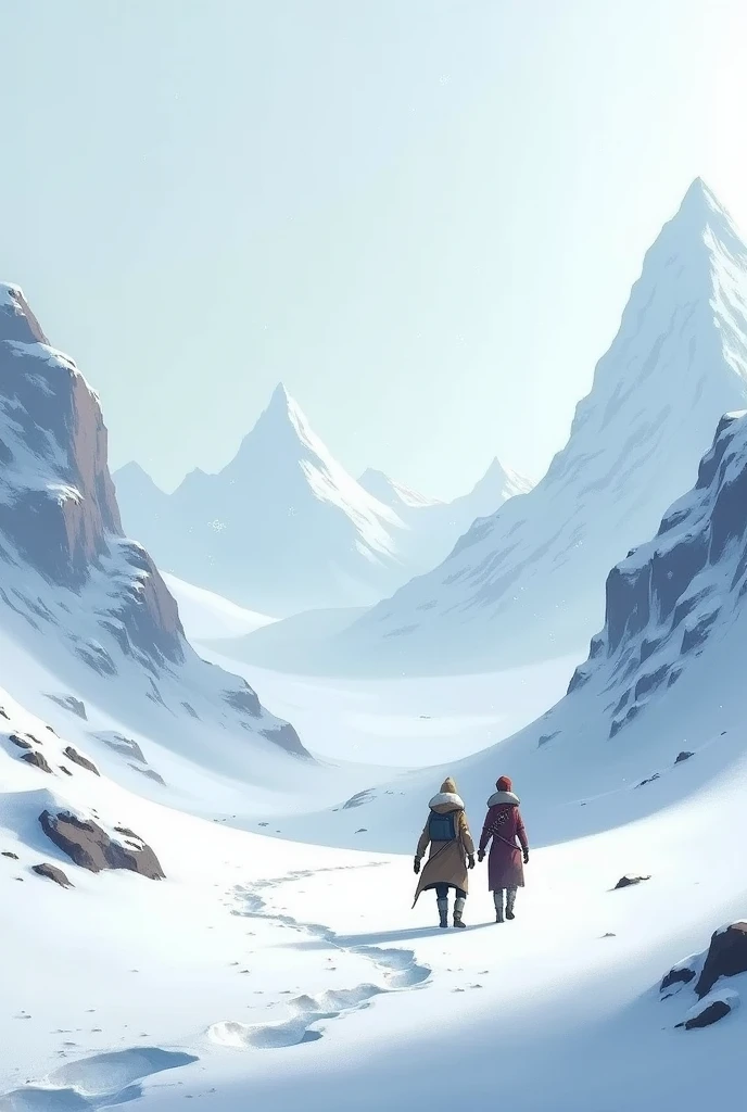 Jack and I went out on the tip of the snow, as in the original work, with Zero accompanying them