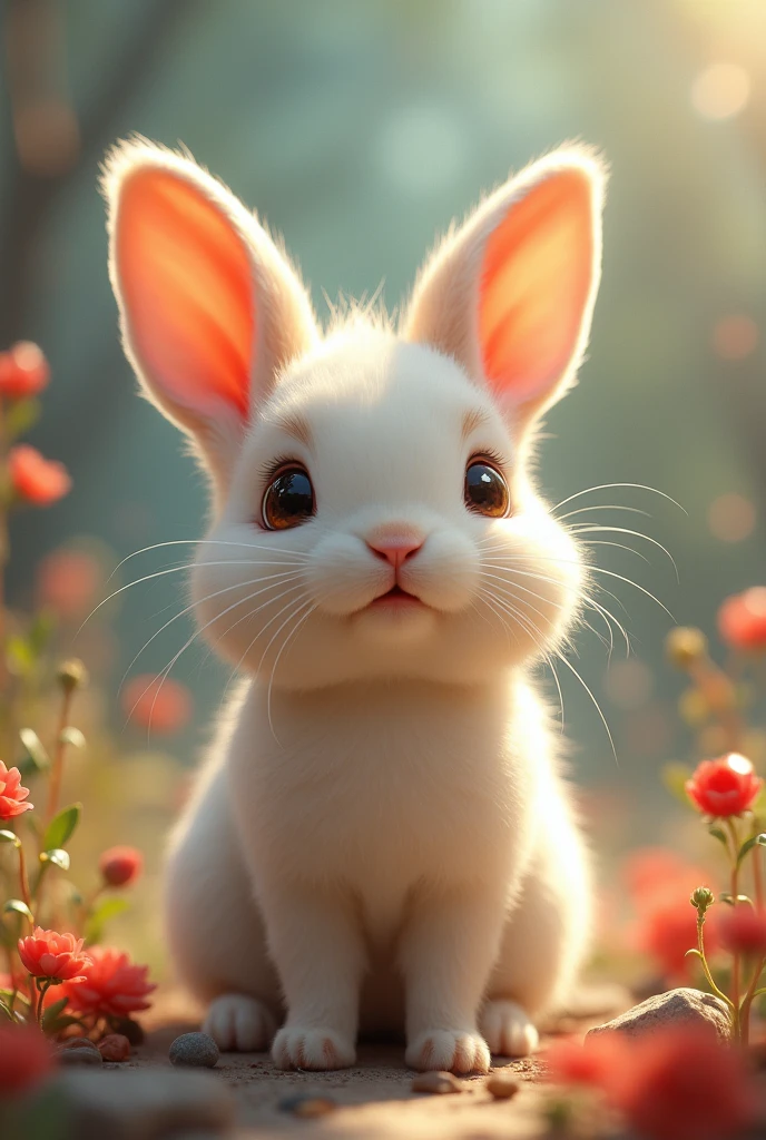 (traditional Chinese:1.25), ((rabbit)),Lovely, small, baby, beautiful, Fantasy Art, Abnormal Art, Pop Art Station, The art of math, detailed, Practical, Features, 微small,Movie Lenses,cinematic portrait of rabbit, Lovely Features as a rabbit,