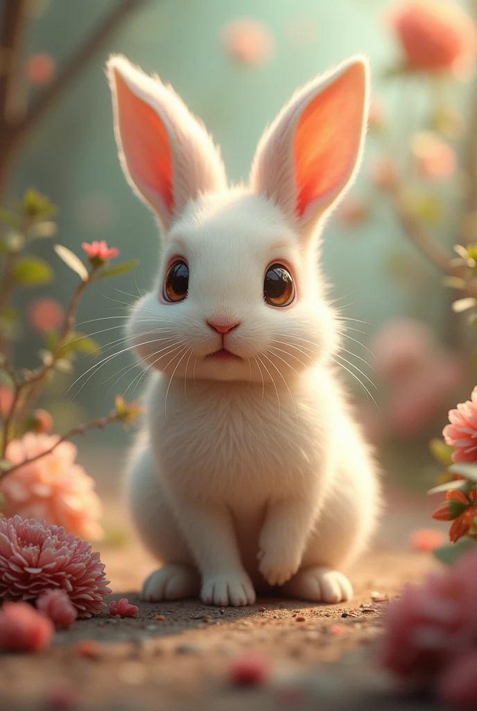 (traditional Chinese:1.25), ((rabbit)),Lovely, small, baby, beautiful, Fantasy Art, Abnormal Art, Pop Art Station, The art of math, detailed, Practical, Features, 微small,Movie Lenses,cinematic portrait of rabbit, Lovely Features as a rabbit,