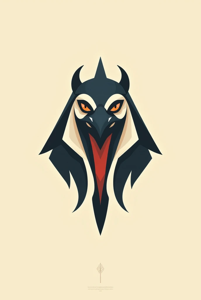 Horus, Osiris and Maximus from mythology or history fused and represented in a simple and minimalist logo
