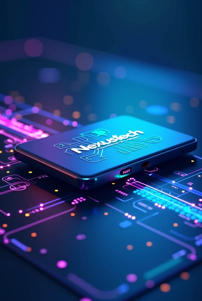 Create a cover for the Nexustech company Facebook page