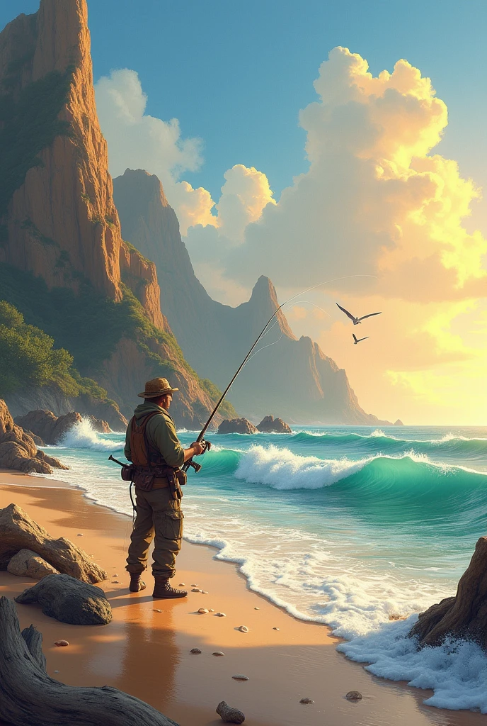 Beach fishing