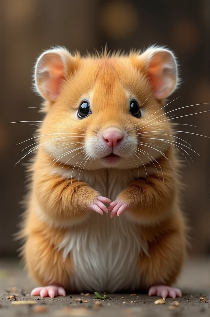 A hamster that looks like a bear