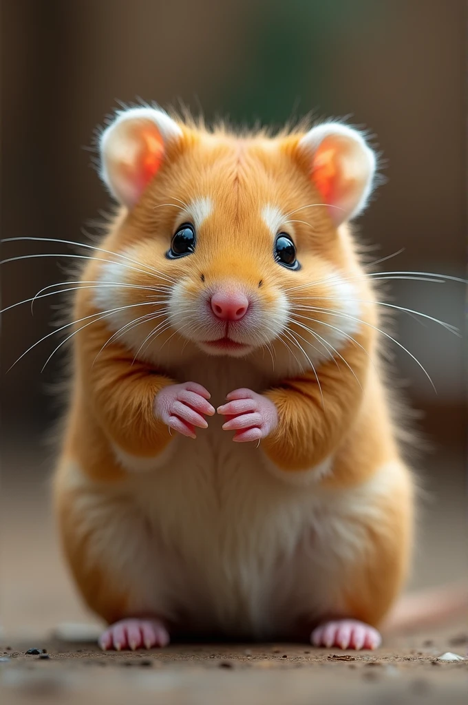 A hamster that looks like a bear