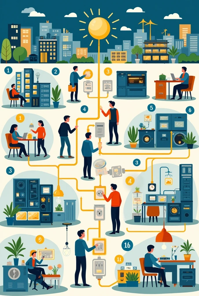 Create an poster about "how is electricity is important on human lives?"
make the drawing/poster super easy to draw