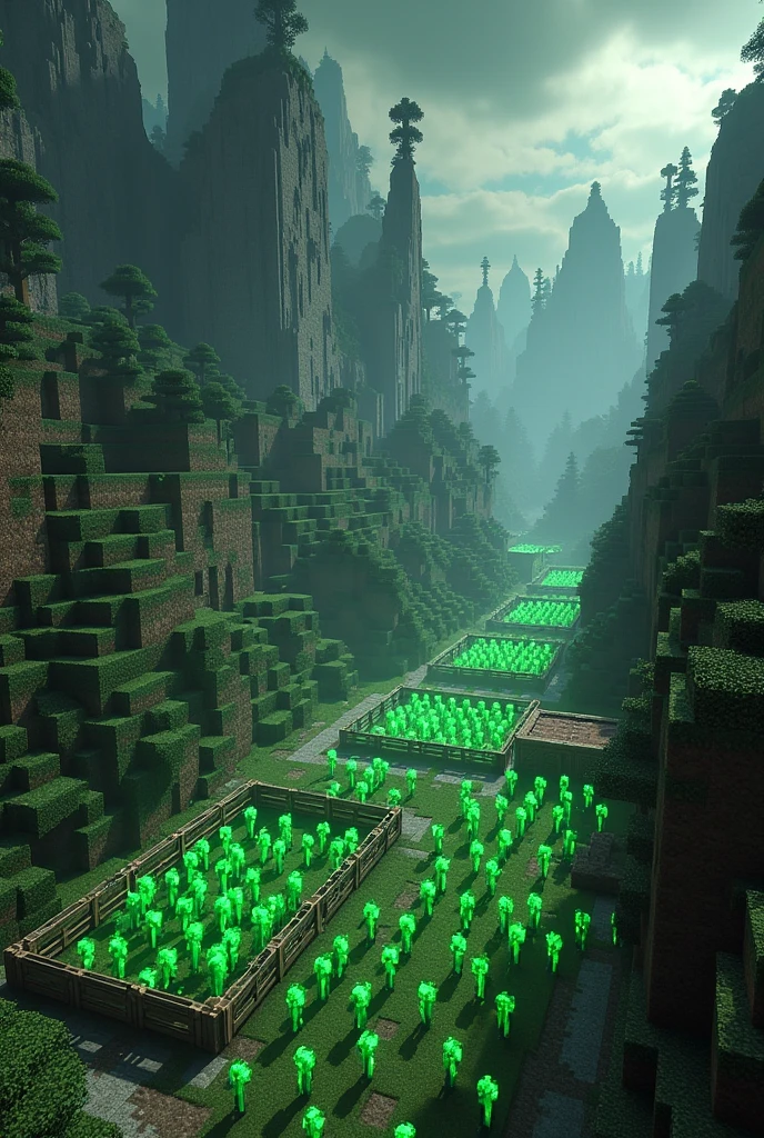 La mejor granja de creepers 
Minecraft 



