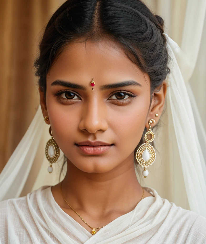  Best quality, Rajasthani beautifull girl , skin color white , wearing earrings in nose and ears , hot , sexy