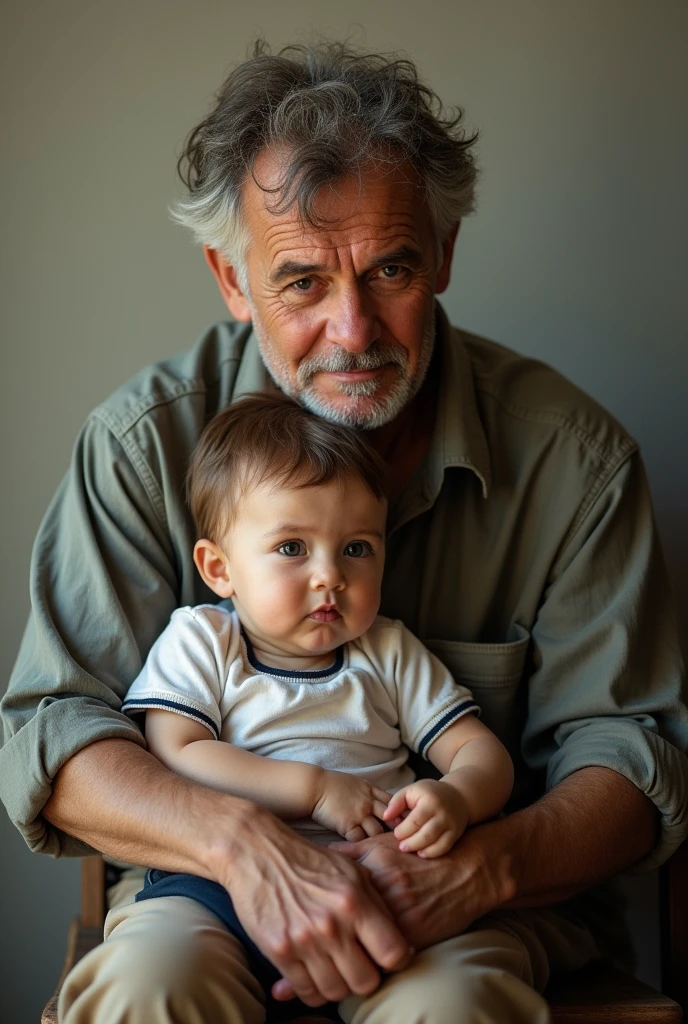 Créer une image de il y a un homme qui tient un enfant sur ses genoux, père avec enfant, Photo d’archives, Dan maman pour, par Larry Fink, inspired par Larry Fink, Ron Cobb, Denning, ancien, 1 9 5 6, 1956, par Vivian Maier, par Edward Bailey, avec un enfant, John Candy, 1 9 5 4, image promotionnelle