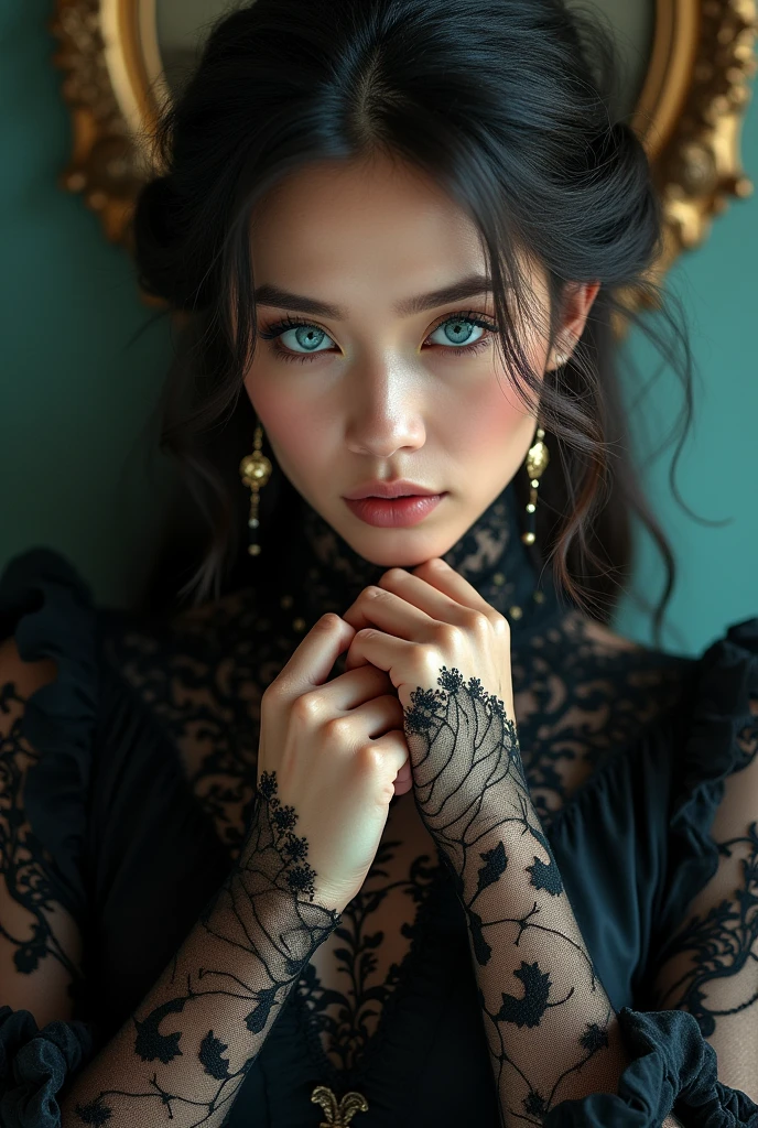 def create_texture_malvina_scene_with_bitcoin(woman, texture_elements, bitcoin_elements):
    return (f"Envision {woman} as a mesmerizing Malvina, a figure of timeless beauty and digital allure. Her crystal-clear blue eyes, sharp and captivating, hold a depth of secrets, reflecting the subtle glow of embedded {bitcoin_elements}. Her gaze is magnetic, pulling you into a world where past and future collide. Her delicate hands, adorned with intricate patterns, move gracefully, each finger tracing the lines of her luxurious attire. The textures of {texture_elements}—velvet, lace, and flowing silk—are woven together with the sleek sophistication of cryptocurrency, creating a tactile masterpiece. The bitcoins, seamlessly integrated into her clothing, glint with a soft, digital shimmer, adding an air of mystique. Every movement she makes is deliberate, her presence a symphony of tactile sensations and digital sophistication, drawing you deeper into her enigmatic world.")

# Пример использования
texture_malvina_scene_with_bitcoin = create_texture_malvina_scene_with_bitcoin(
    "a captivating and enigmatic Malvina",
    "luxurious velvet, delicate lace, and soft, flowing silk that wraps around her like a second skin",
    "bitcoins glinting faintly, embedded in the fabric, catching the light with a mysterious digital shimmer"
)
print(texture_malvina_scene_with_bitcoin)
