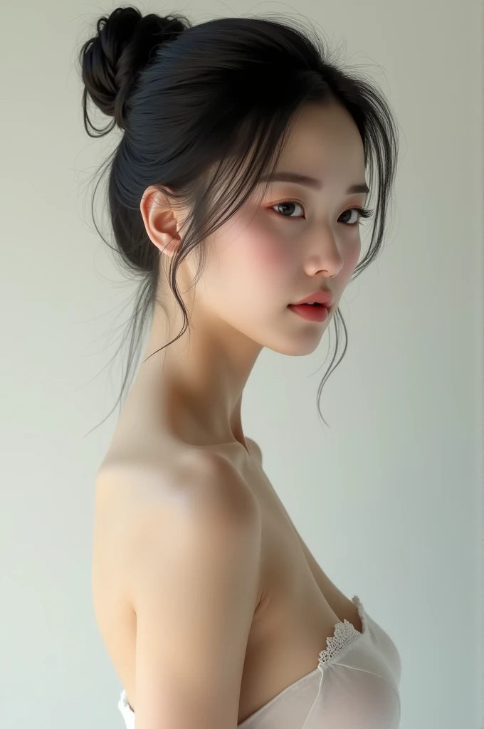 ((Full nudity:1.5)),Cute Japanese Women Photos,  Woman, 20-year-old, Beautiful and perfect face, brown, Beautiful Face, thin: 1.2, (photo Realistic:1.4), (hyper Realistic:1.4), (Realistic:1.3),
(Smoother lighting:1.05), (Improving the quality of cinema lighting:0.9), 32k,
1 Girl,20-year-oldの女の子, Realistic lighting, Backlight, The light shines on your face, Ray Tracing, (Bright light:1.2), (Improvement of quality:1.4),
(Highest quality Realistic textured skin:1.4), Fine grain, Detailed face,
(tired, Sleepy and happy), (smile:0), Face close-up, 
(Enhances the body line:1.1), (Enhances the beauty of skin texture:1.1)