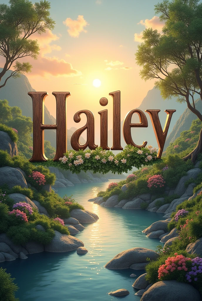 Twitter cover with name Hailey