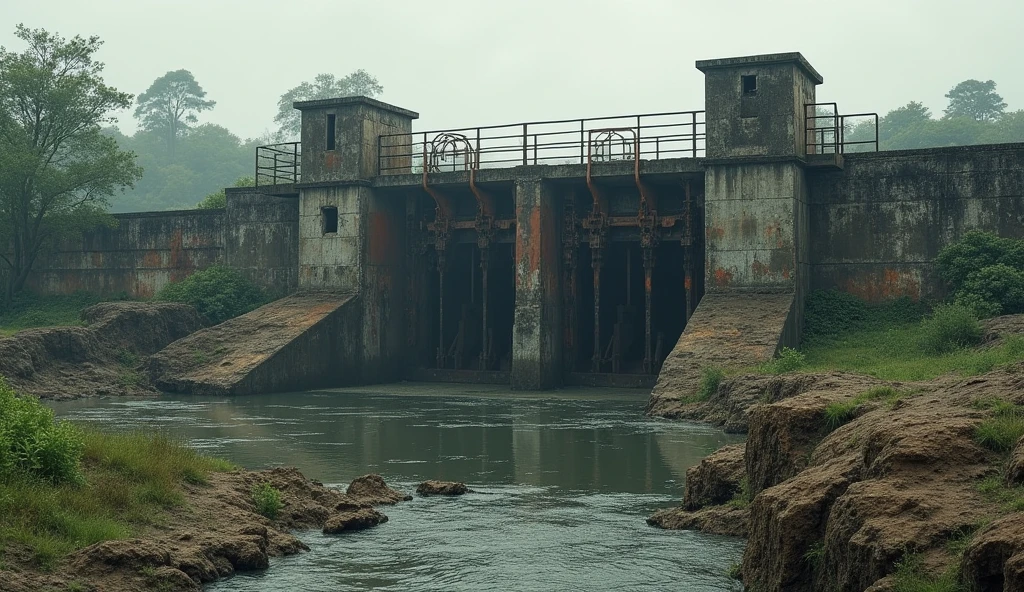Barage broken india