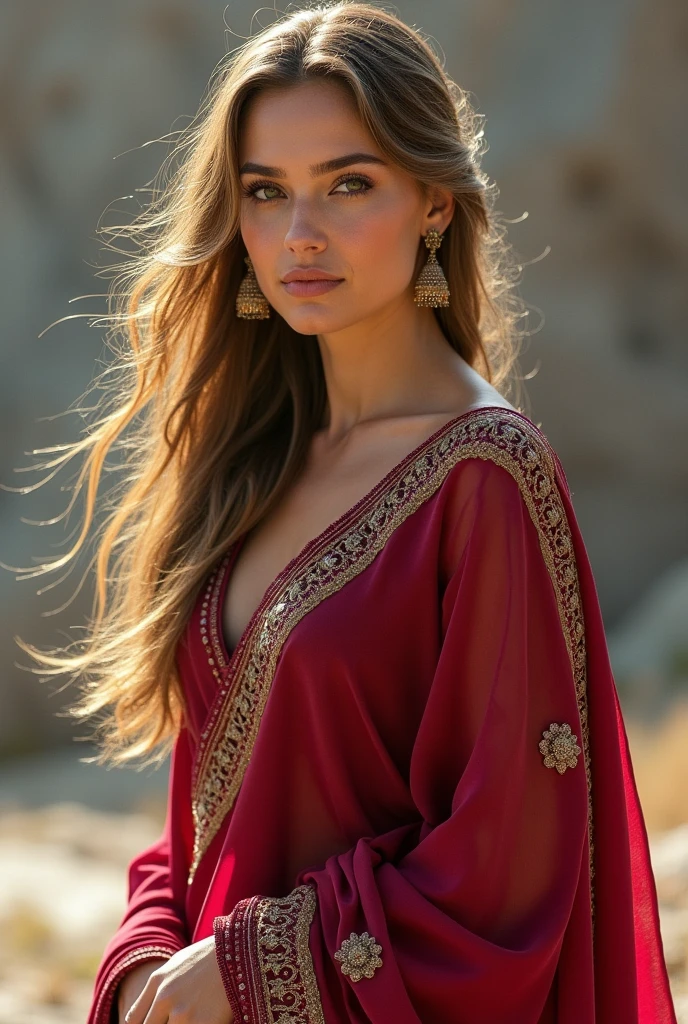 Elizabeth Chase Olsen (born February 16, ????) is an American actress. Born in Sherman Oaks, California, Olsen began acting at age four alongside her sisters Mary-Kate and Ashley Olsenfrom avengers (named as wanda)
In loose saree body