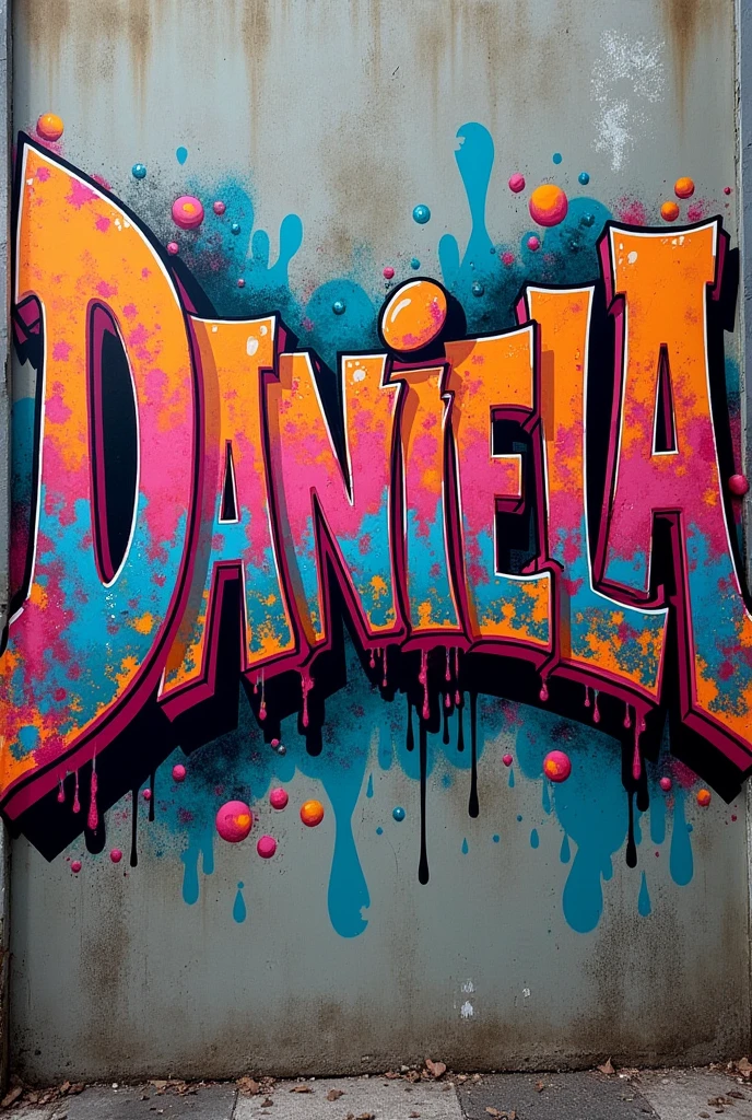 Daniela's name in graffiti