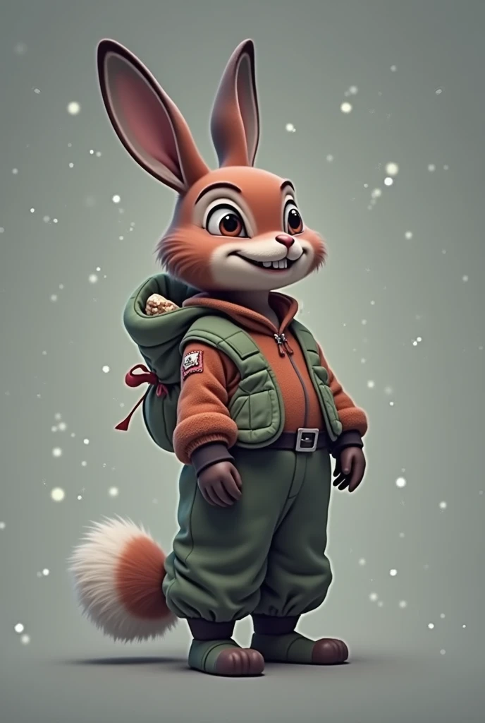 Red bunny costume