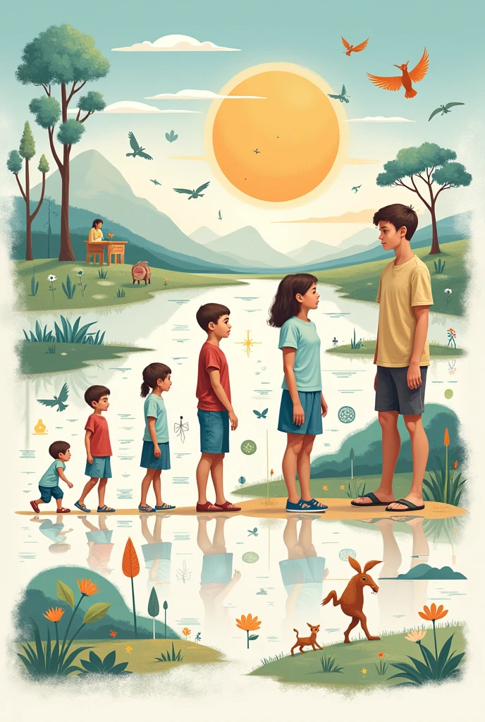 Create poster for the developmental tasks of Infancy, Childhood and Adolescence. 