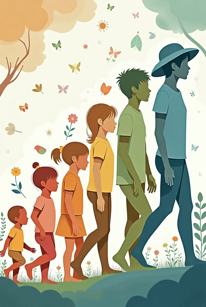 Create poster for the developmental tasks of Infancy, Childhood and Adolescence.
