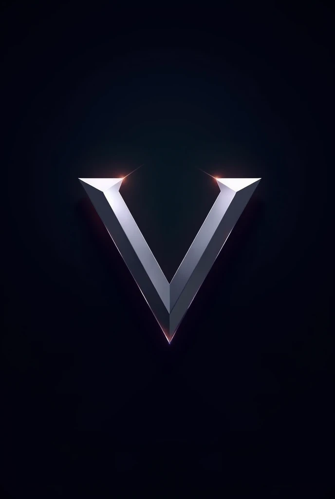 make a V flash logo