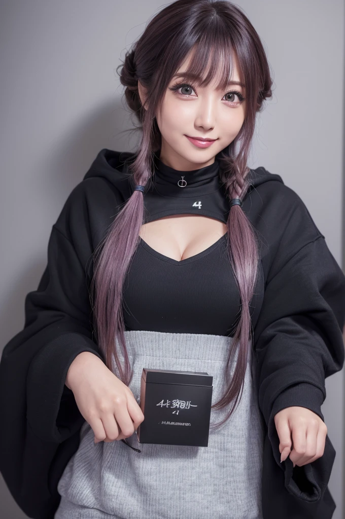 (Highest quality、4K、8k、High resolution、masterpiece:1.2)、Very detailed、(Genuine、Realistic、Realistic:1.3)、Japanese women、(hair color:random)、(Hairstyle:random)、(Breast Size:random)、(Body Type:random)、(clothing:random)、Heavy makeup、Gal Makeup、hoodie、Cosplay、Captivating smile、Black choker