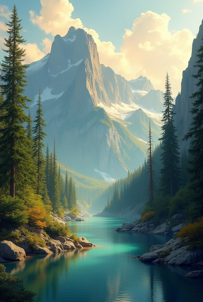 Beautiful scenery Drawing 