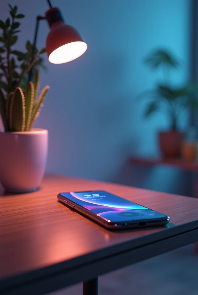 a phone ringing on the table