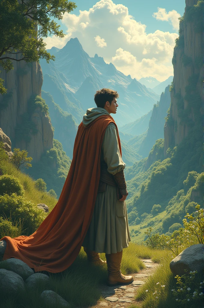 Finalement, Léo comprit que le véritable pouvoir de la pierre n'était pas de réaliser un souhait, mais de préserver l'harmonie de la nature et de protéger ceux qu'il aimait. Il décida de rendre le Cœur de la Vallée à son lieu d'origine, où il resterait en sécurité pour les générations futures.Et ainsi, Léo devint le gardien de la vallée, un héros discret dont les exploits furent racontés de génération en génération, rappelant à tous l'importance du courage, de la sagesse et de l'amour pour son village.