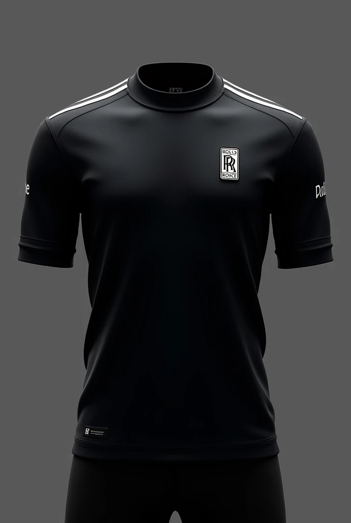 Dark theme jersey with simple design with rolls royce logo