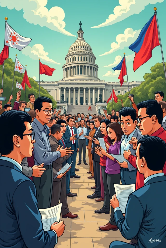 1. Drawing a political cartoon depicting your opinion about how Philippine Media performs its roles and function in the Philippines which is a democratic country