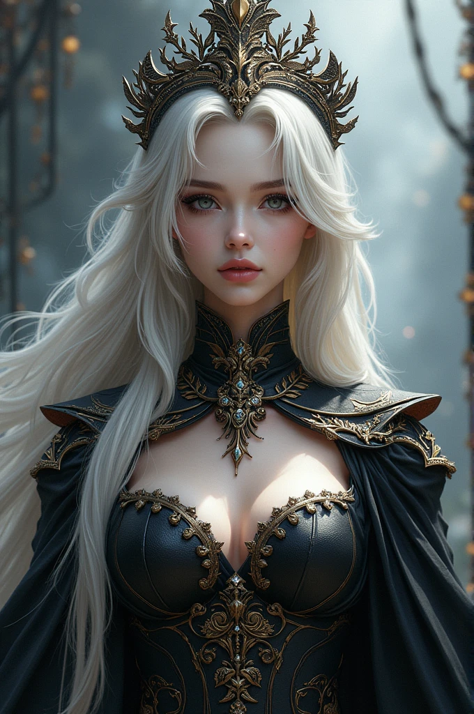 lushill style, Furry , Albino women, Full body portrait, Barefoot, nice perfect face with soft skinice perfect face, Concept art portrait by Greg rutkowski, Art germ, Ultra-detailed and intricate Gothic art trends in Artstation ternary colors, Fantastical, intricately details, Splash screen, Complementary colors, fantasy concept art, 8K resolution, gothic deviantart masterpiece, Oil painting, Heavy strokes,