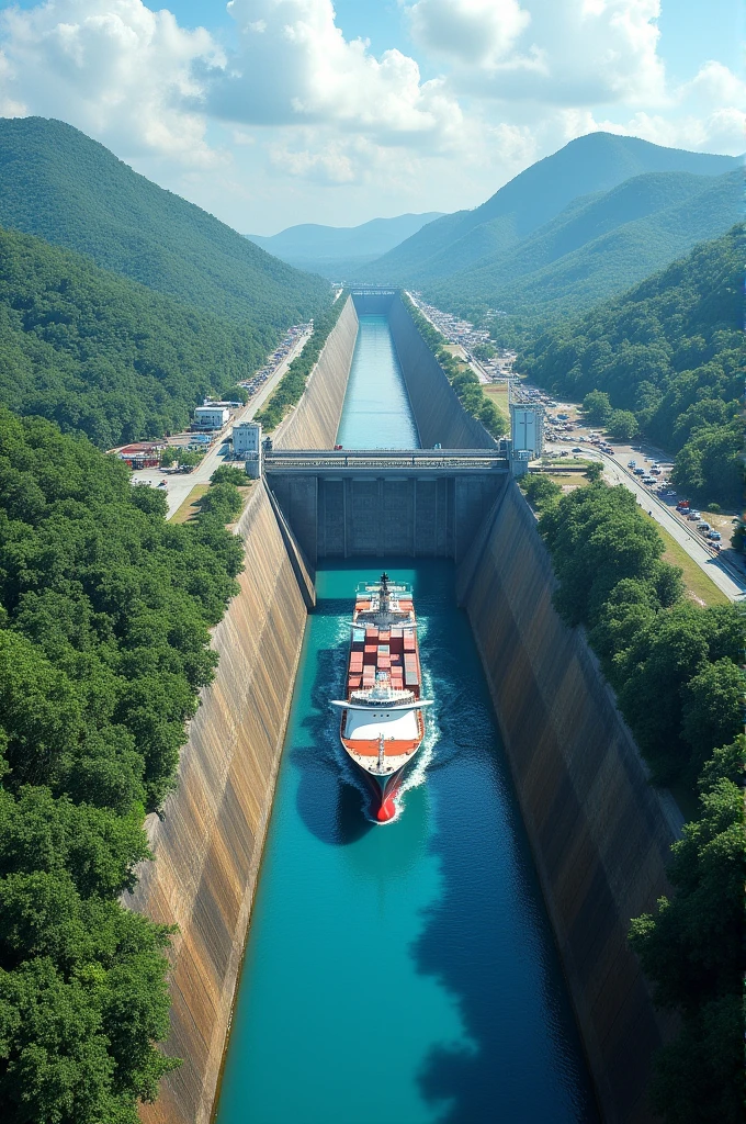 Current operation and management of the Panama Canal:
Water use and water resource management.