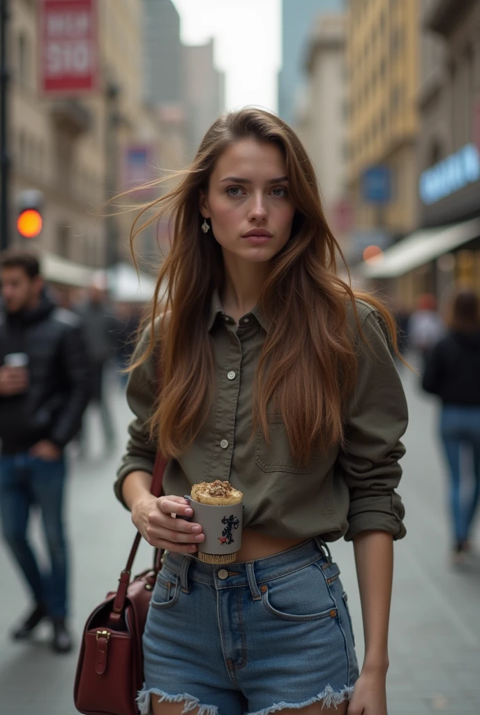 A girl fuking in public place