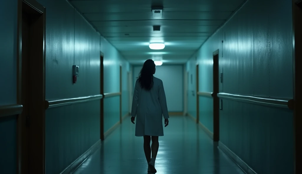 A post Graduate Indian Lady Doctor going to rast on hospital's seminar hall at night and hospital is very Dangerous. Going on hall 