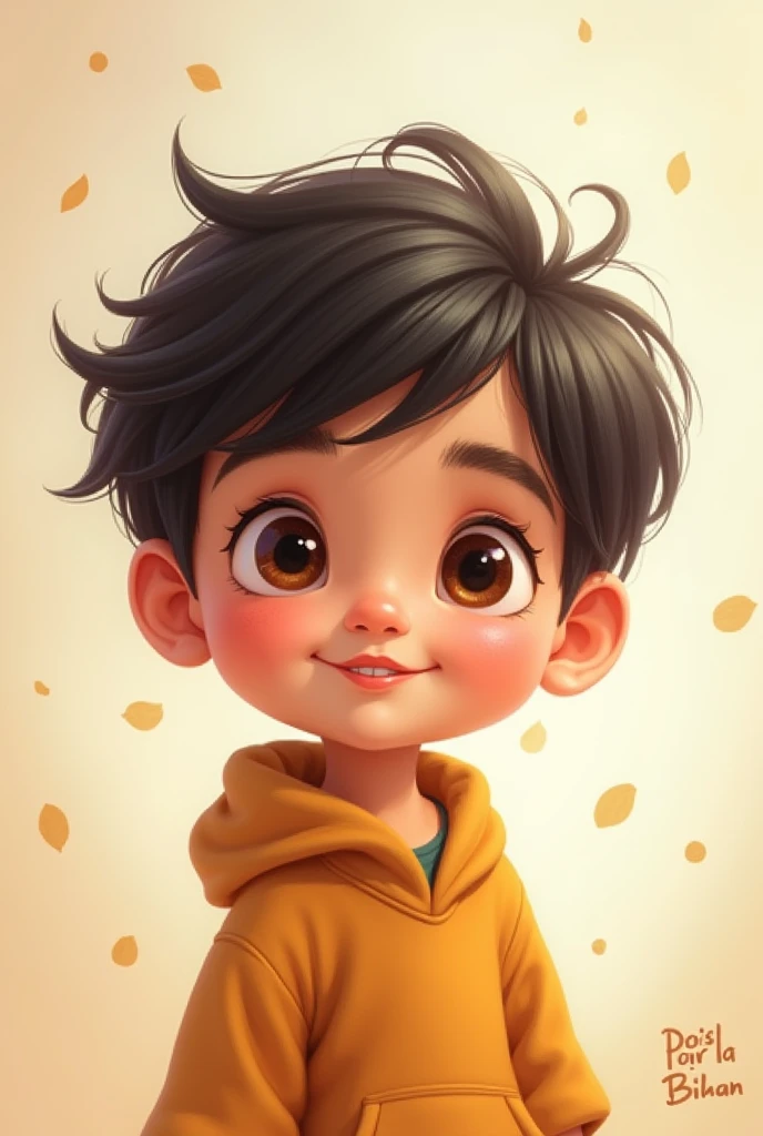 Create cute boy pic him name roshan