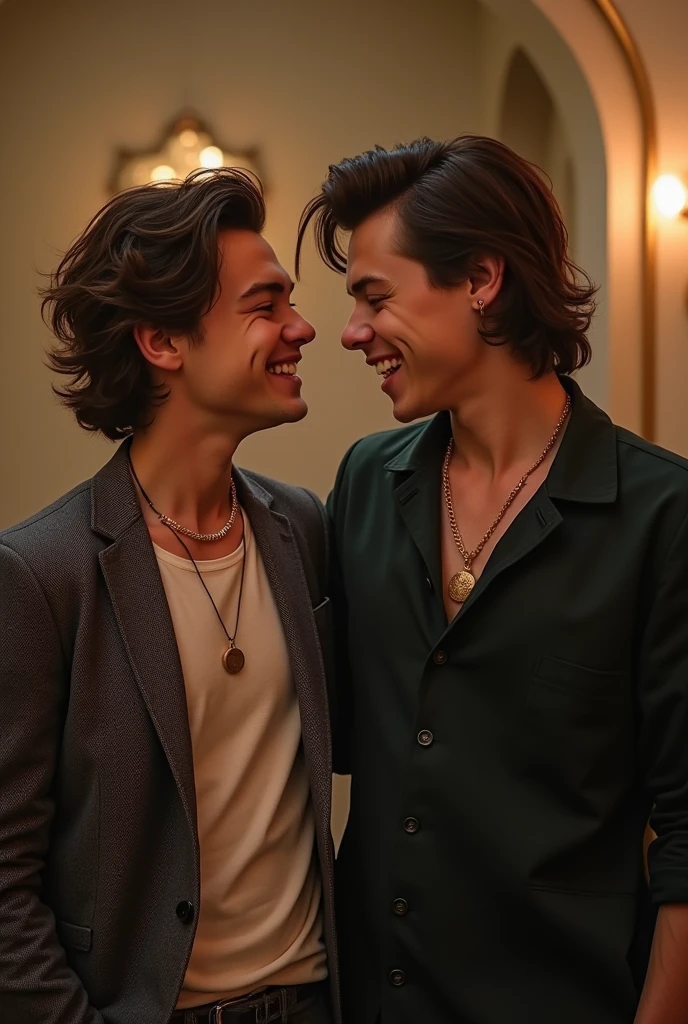 Harry styles and Louis Tomlinson together currently