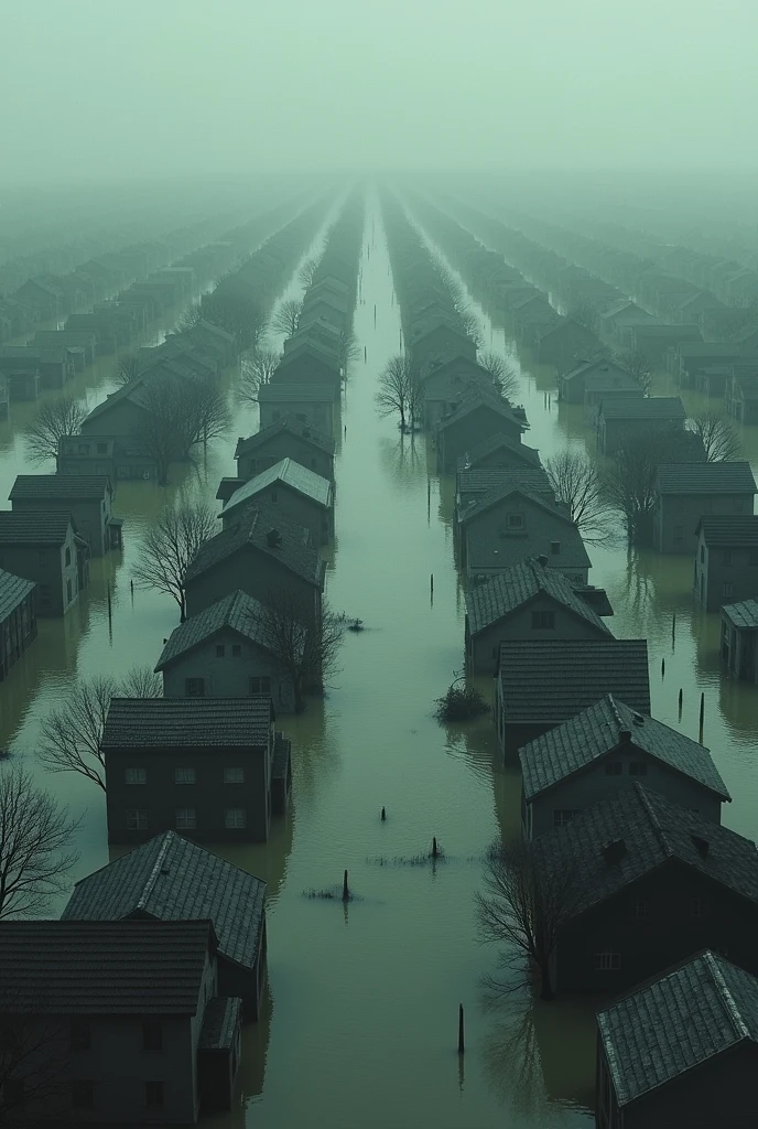 100 of house under flood