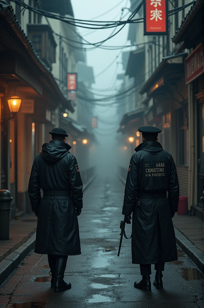 Murder, no crime with police nearby and detective 
