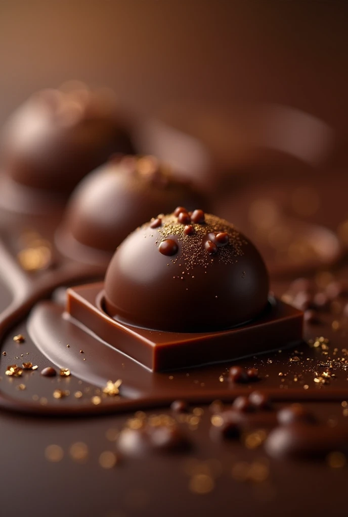 Generate a choclate packet ad