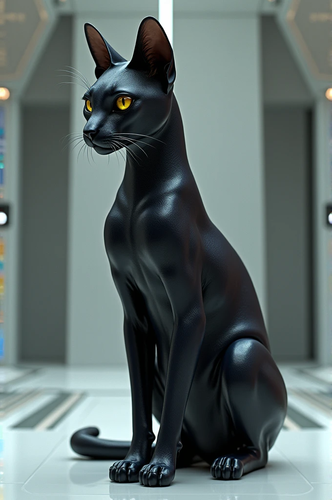 Image of a very advanced anthropomorphic feline.