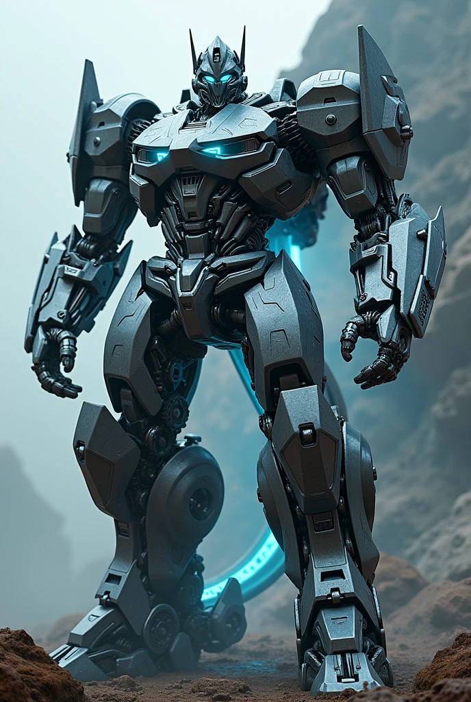 Optimus Prime, Optimus Prime Dragon, detailed highly detailed intricate mechanical dragon robot, detailed metal gears and machinery, complex cyberpunk futuristic design, hard surface shiny metallic textures, glowing blue energy, cinematic dramatic lighting, photorealistic 8k, masterpiece
