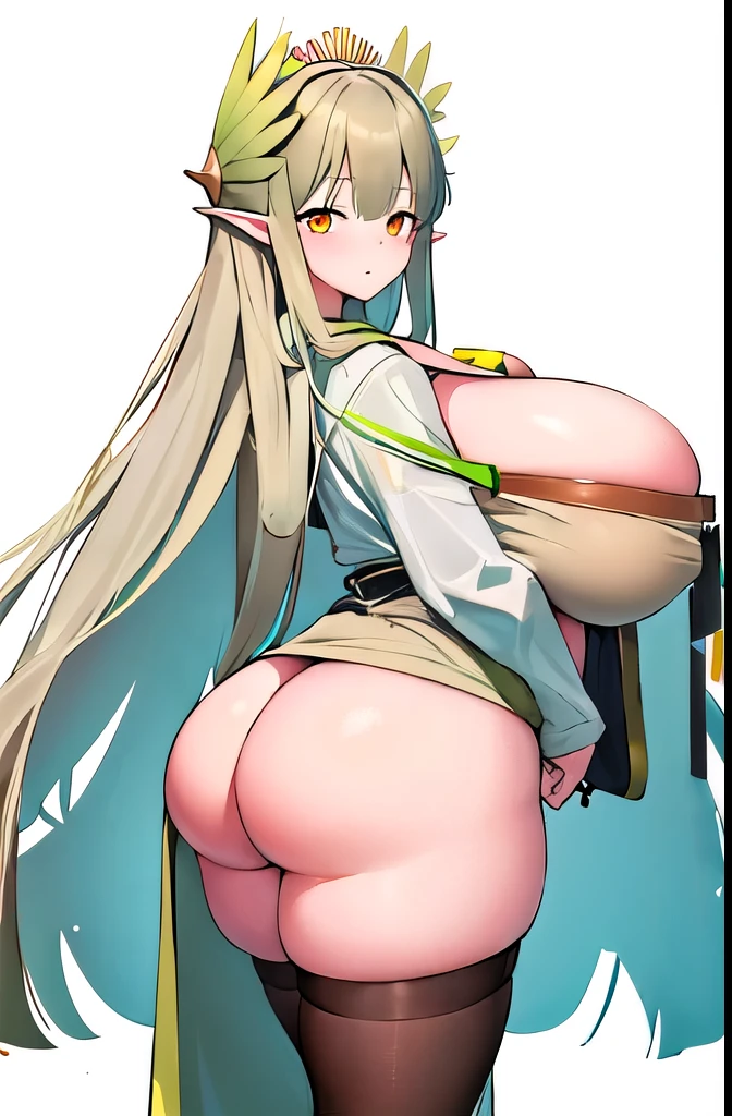 Muelsyse_arknights, , huge breast, paizuri, BIG ASS,Curvaceous body,Woman seen from the front