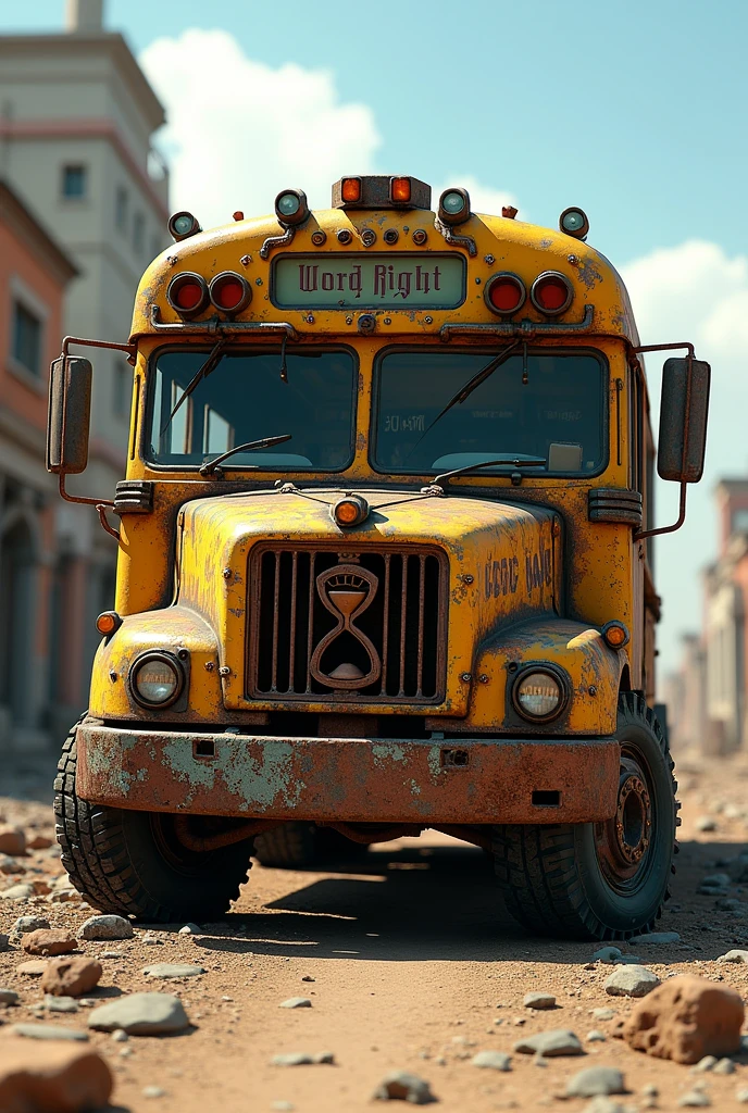 Rust bucket Ben 10 bus