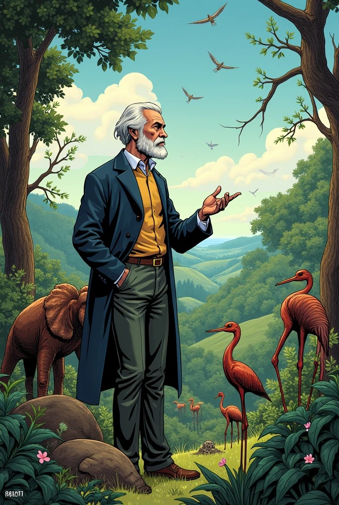 Comics about jean-baptiste lamarck theory
landscape